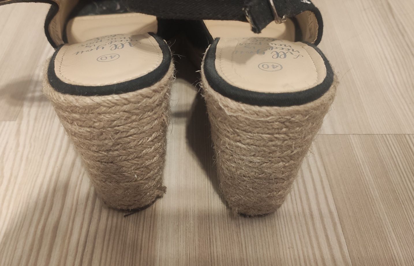 Espadryle na koturnie house rozmiar 40