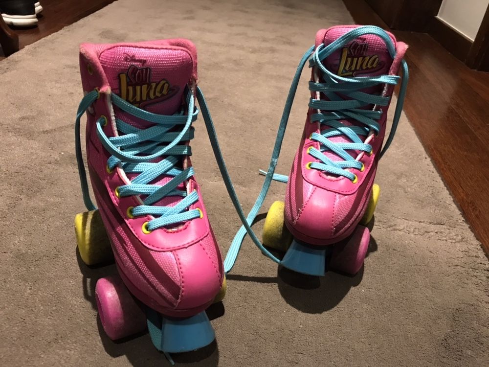 Patins soy luna praticamente novos. Ideal para iniciantes