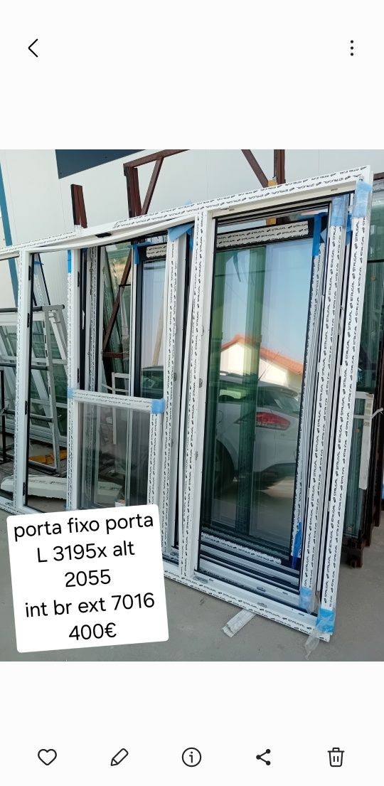 Janelas fixos pvc