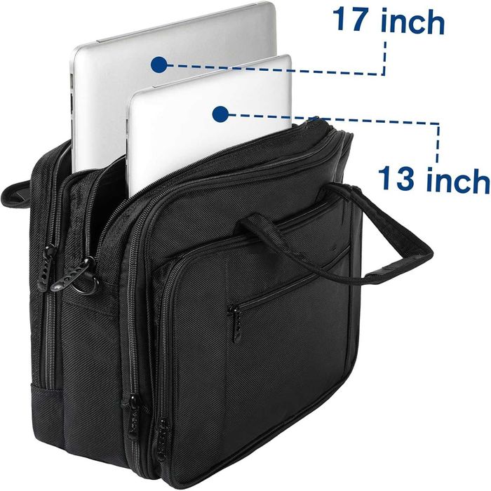 Torba na laptopa o przekątnej 17cali duża teczka biznesowa wodoodporna