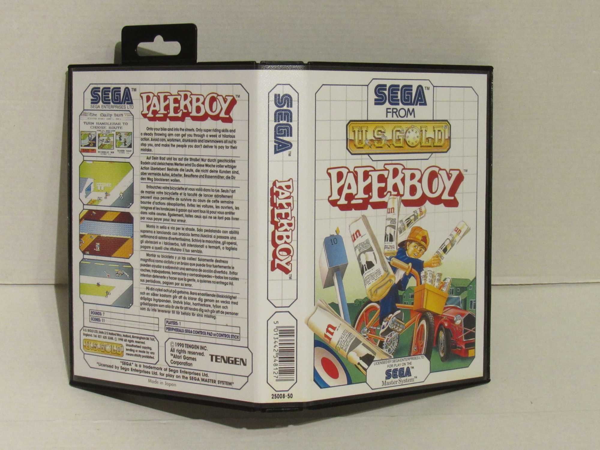 Jogo Sega Master System Paperboy