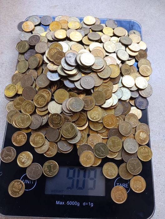 Zestawy monet 1, 2, 5 groszowych