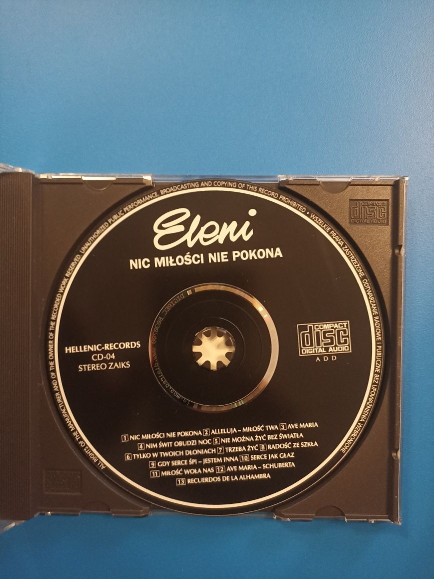 ELENI Nic Miłości Nie Pokona płyta CD