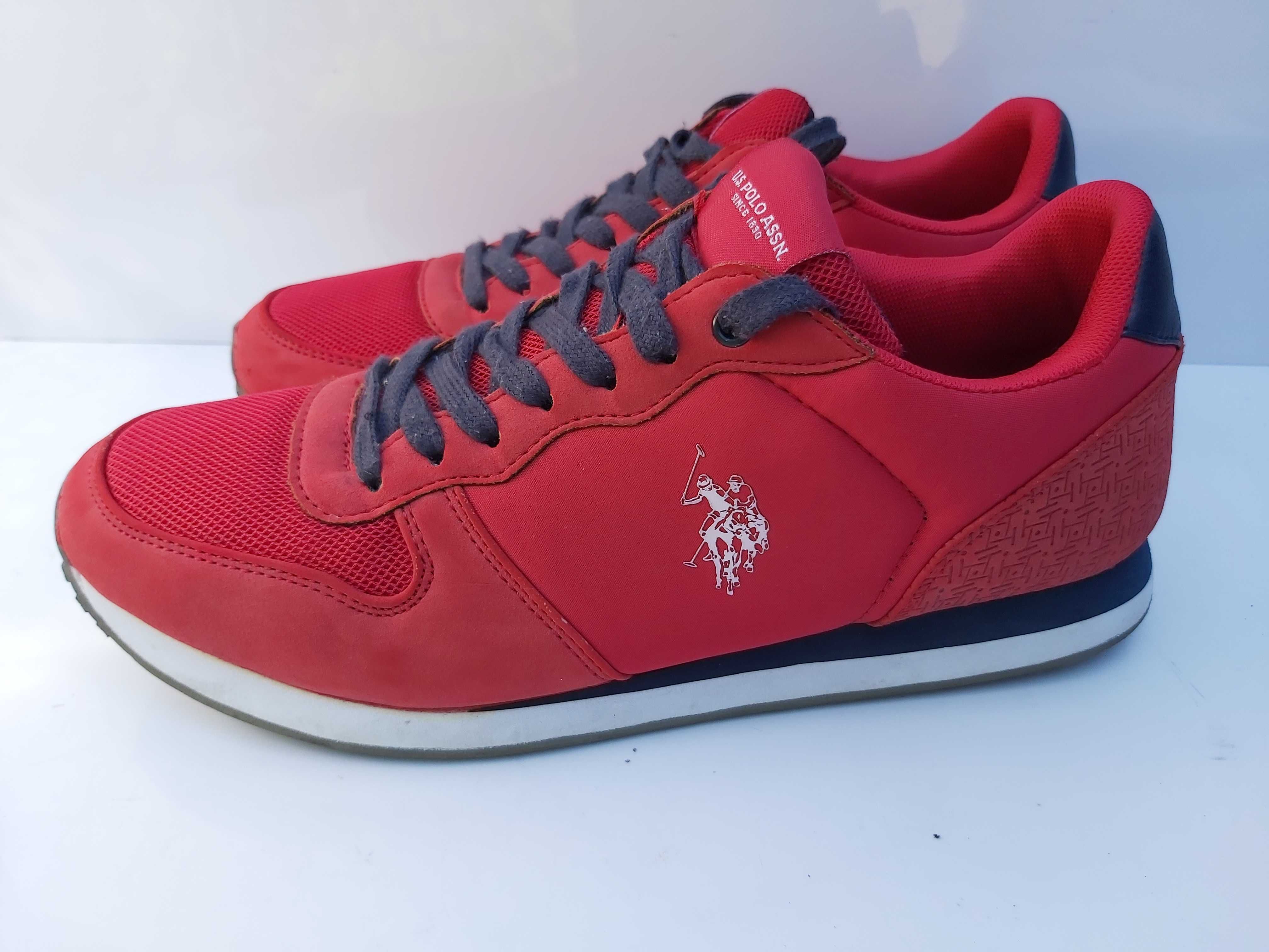 SP Sneakersy czerwone POLO US trampki soren 42