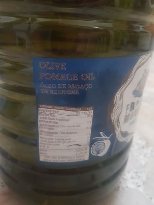 Óleo de bagaço de azeitona Fraga do Mondego 5 Lt