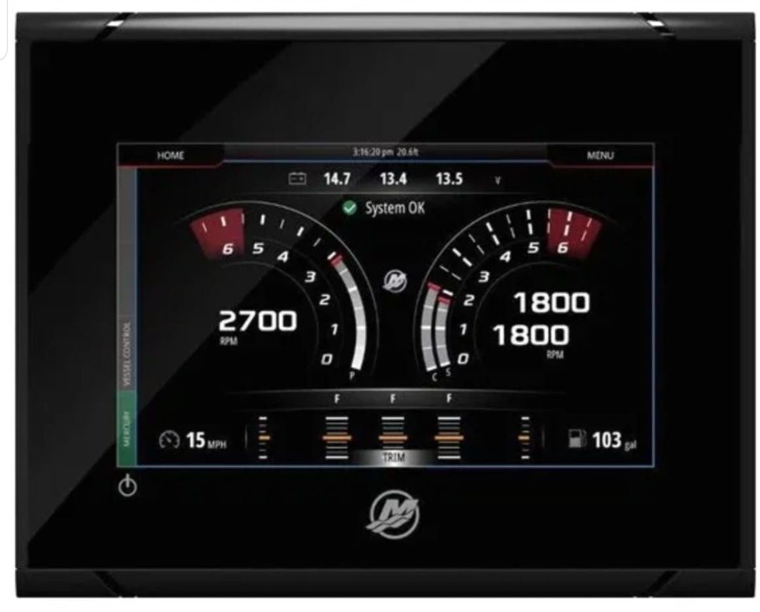 Mercury MerCriuser Vessel View Link Simrad Lowerance