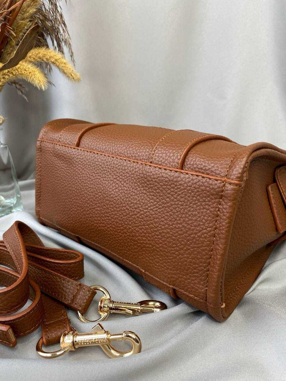 Torba damska shopper MJ Tote Bag Mini Brown duza damska torebka