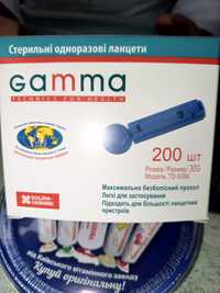Gamma голки для глюкометра