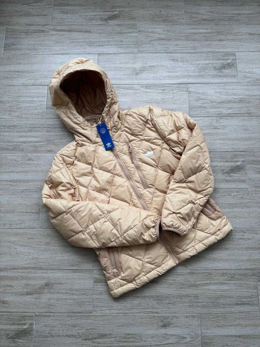 США! Теплі жіночі пуховики Adidas Down Quilt Puff HL9207 Оригінал XS,S