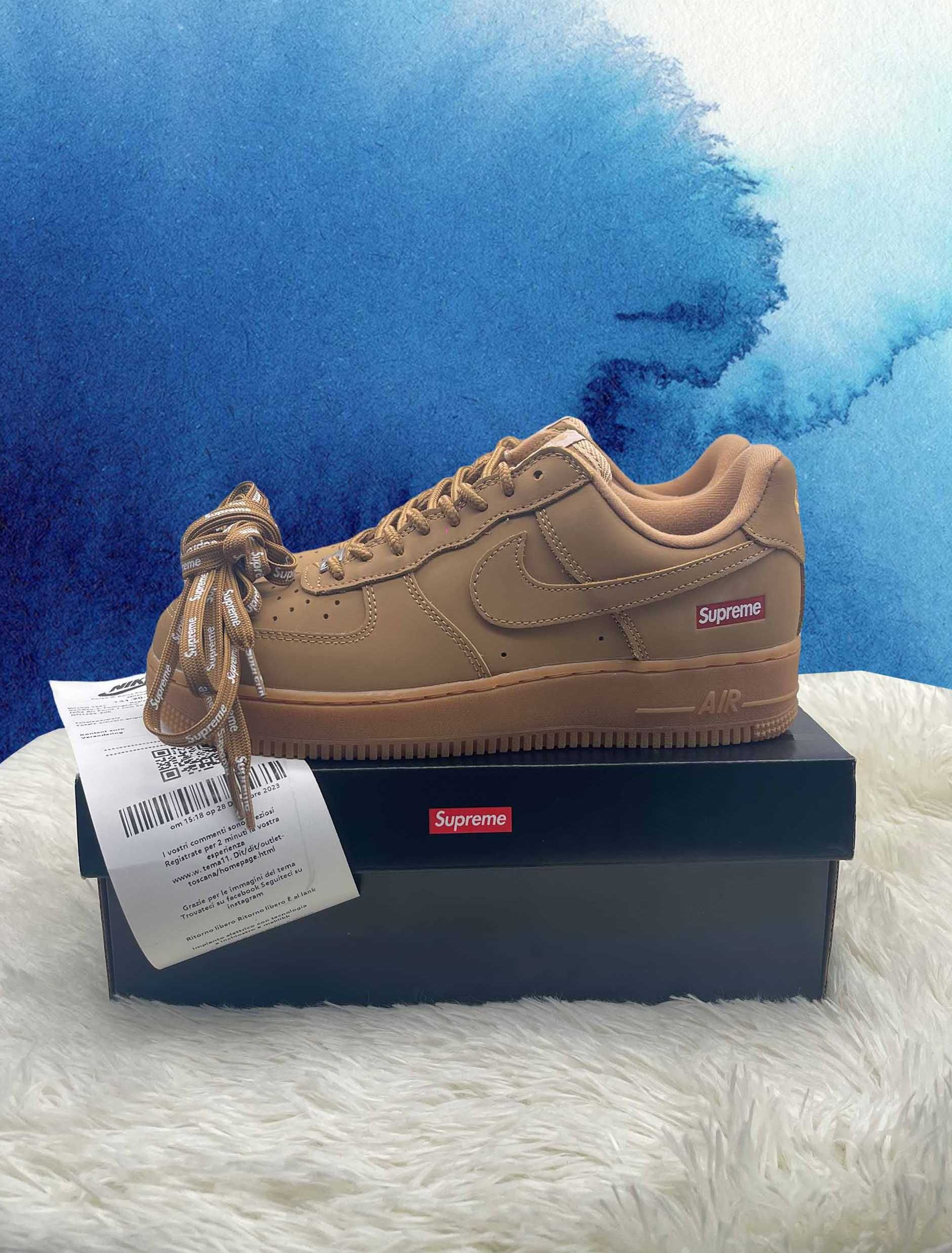 Nike Air Force 1 Low SP Supreme Wheat 42 EU / 8,5US / 26,5 CM