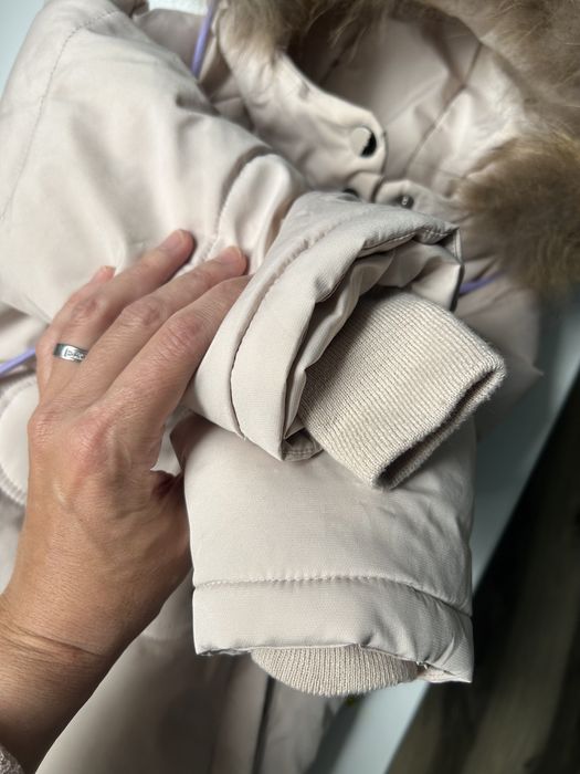 Зимова куртка , пуховік Reimo з натуральним хутром