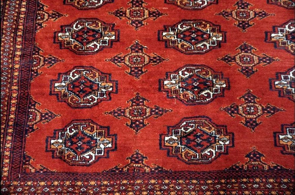 Tapete BOKHARA do Paquistão em Lã com 275 x 184cm +2 Bokhara de oferta