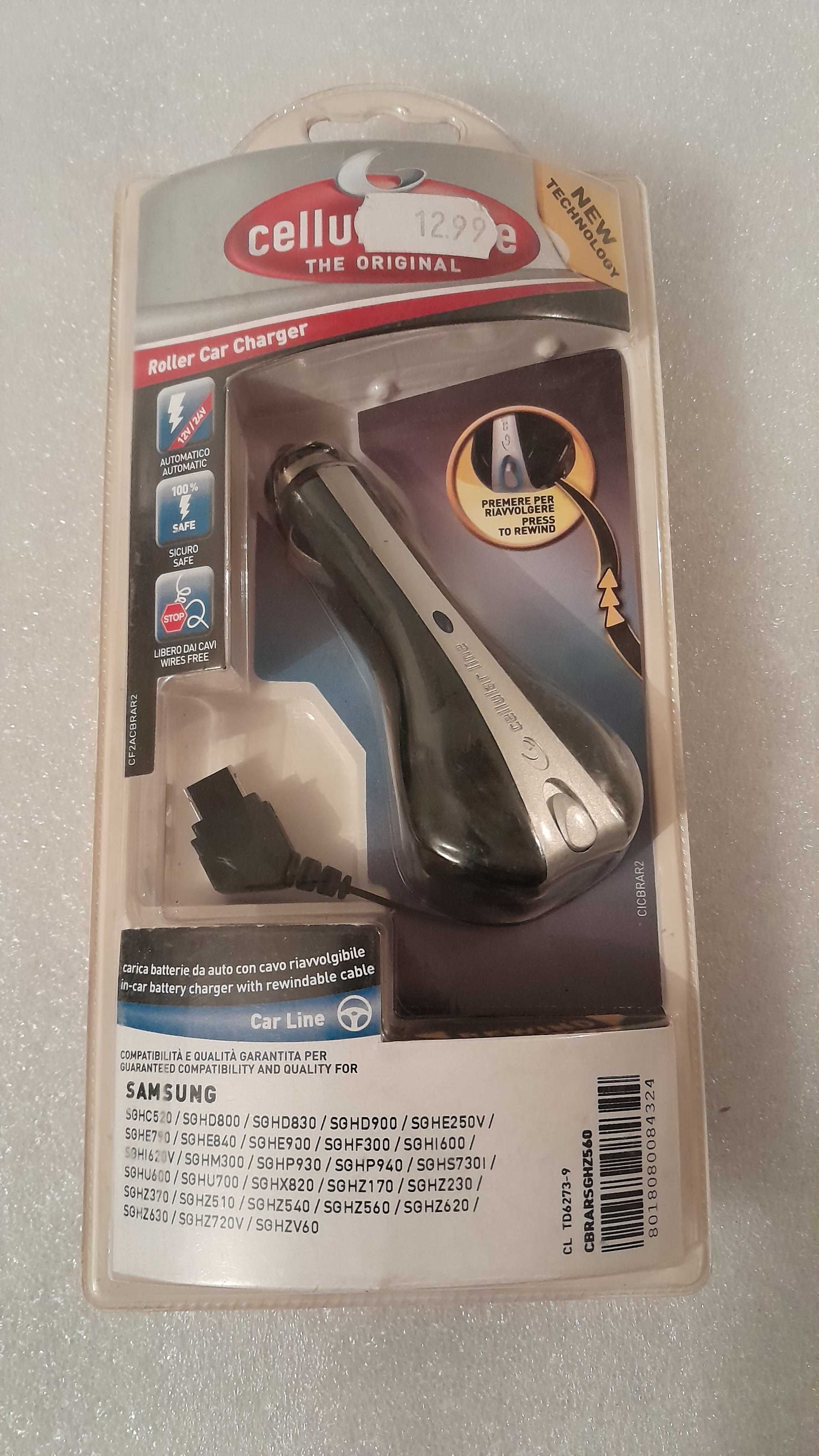ładowarka samochodowa do tel Samsung stare modele
