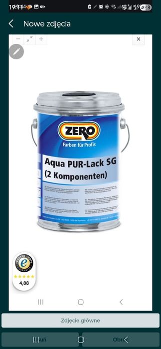 Lakier poliuretanowy i  do  metalu