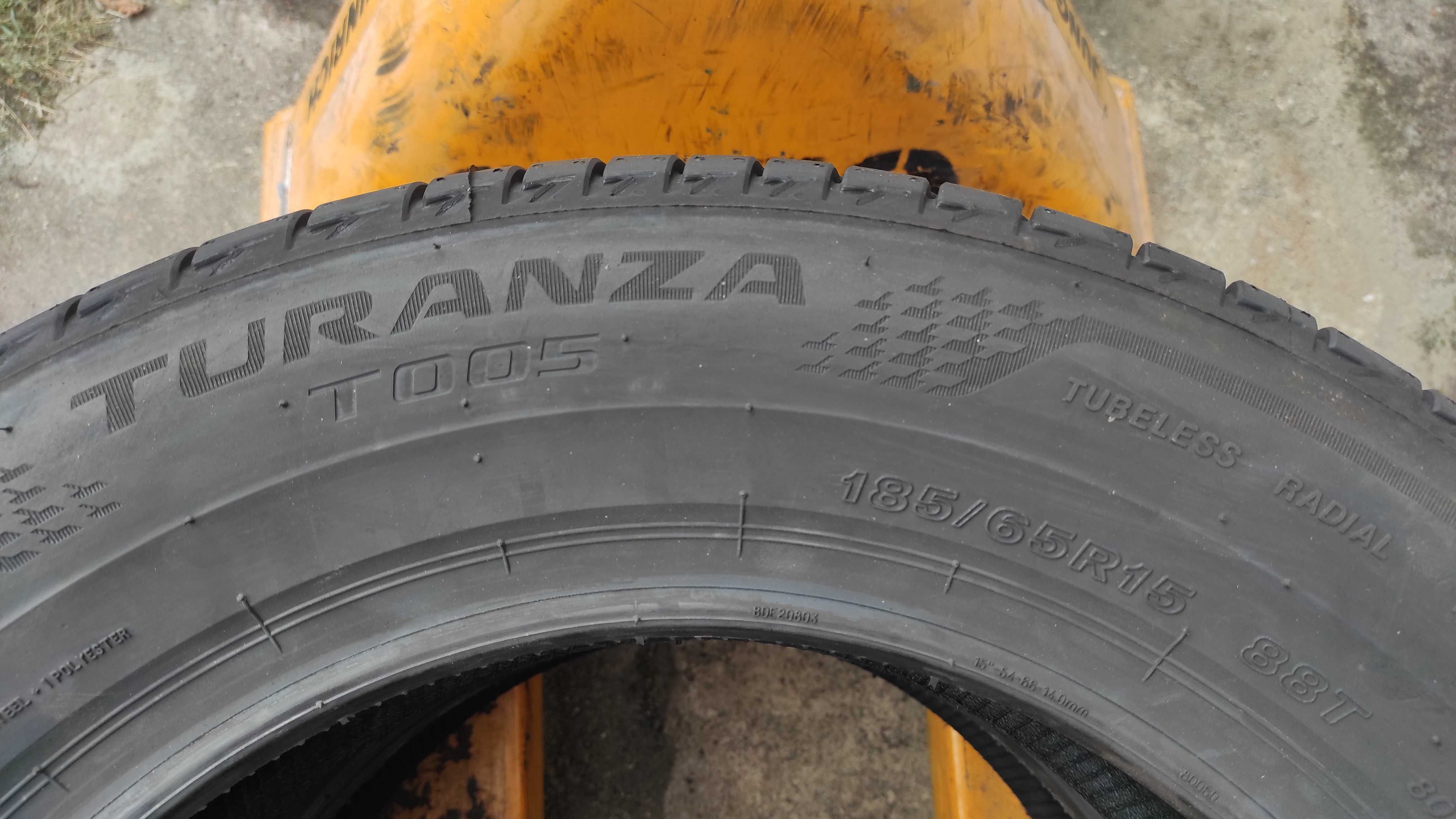 NOWE opony letnie 4szt 185/65 R15 Bridgestone Turanza T005 WYSYŁKA