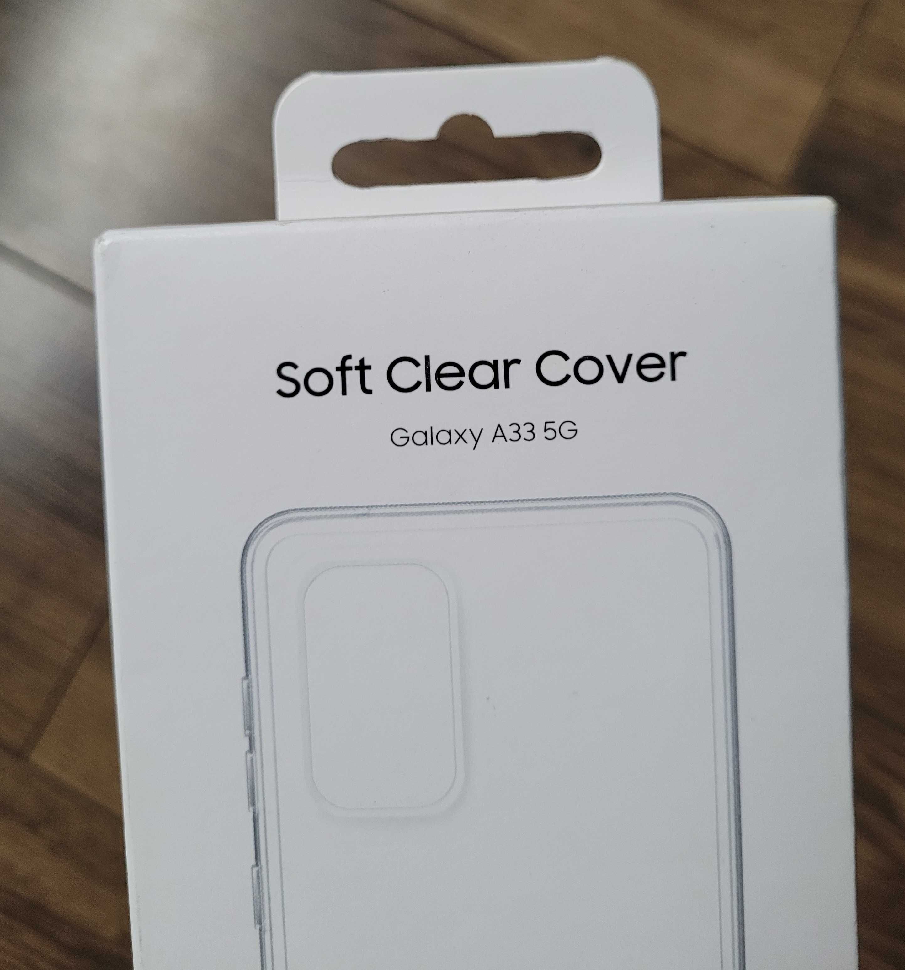 Etui Samsung Soft Clear Cover do Galaxy A33 5G przezroczyste NOWE