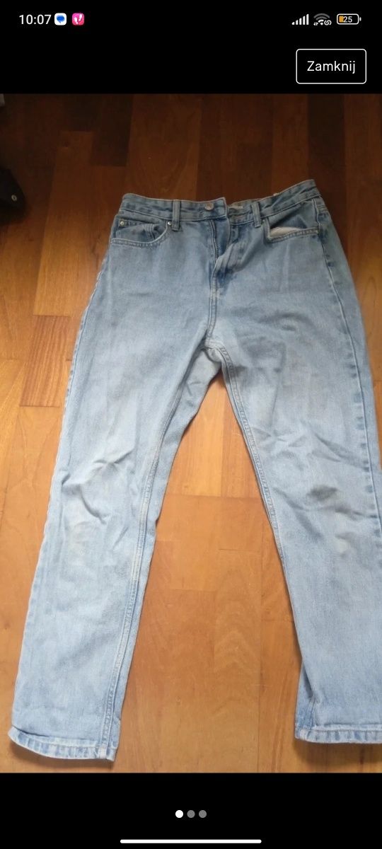 spodnie jeansowe z sinsay