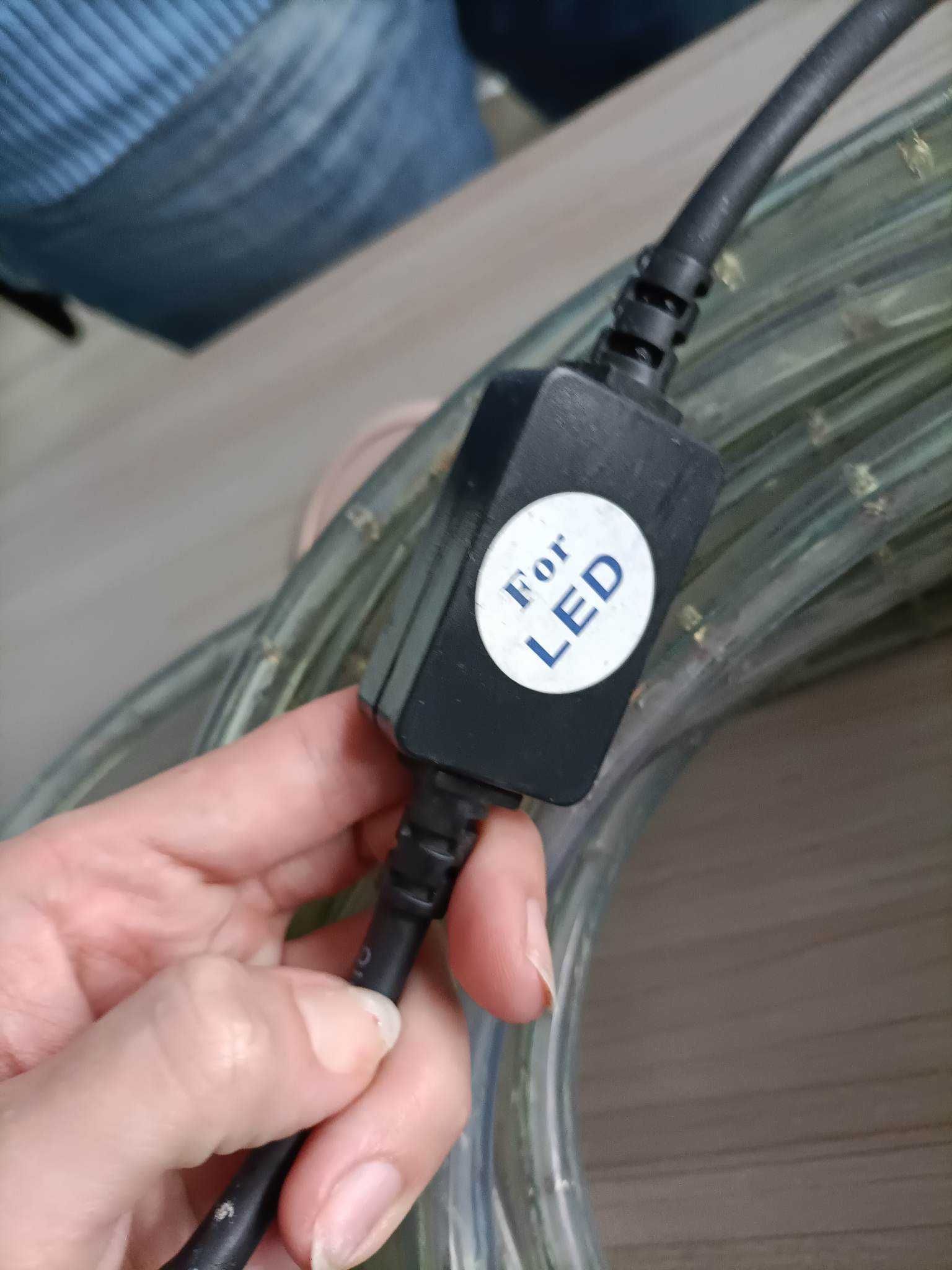 Wąż świetlny zimny Led 16 m na choinkę, balkon, na zewnątrz z 2023 r.