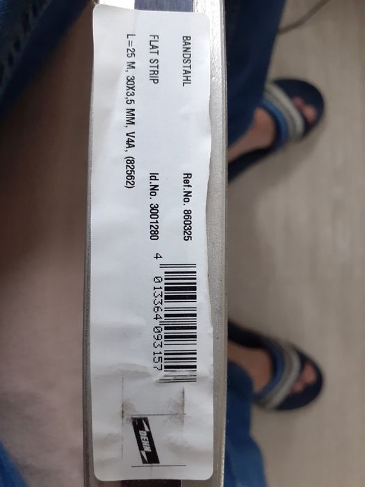 Taśma nierdzewna bednarka opaska uziemienie