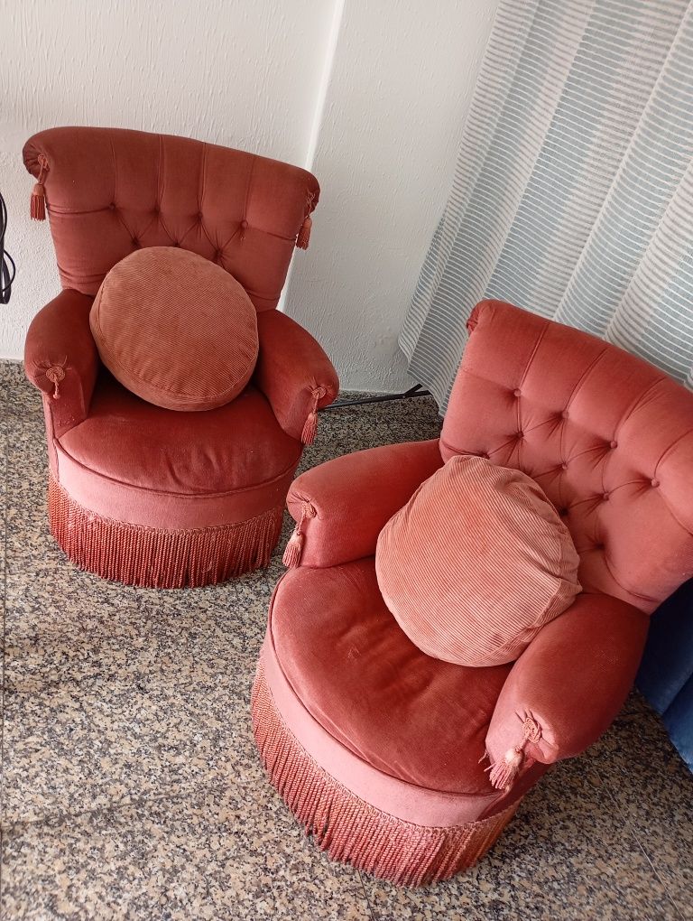 Conjunto de Sofá vermelho