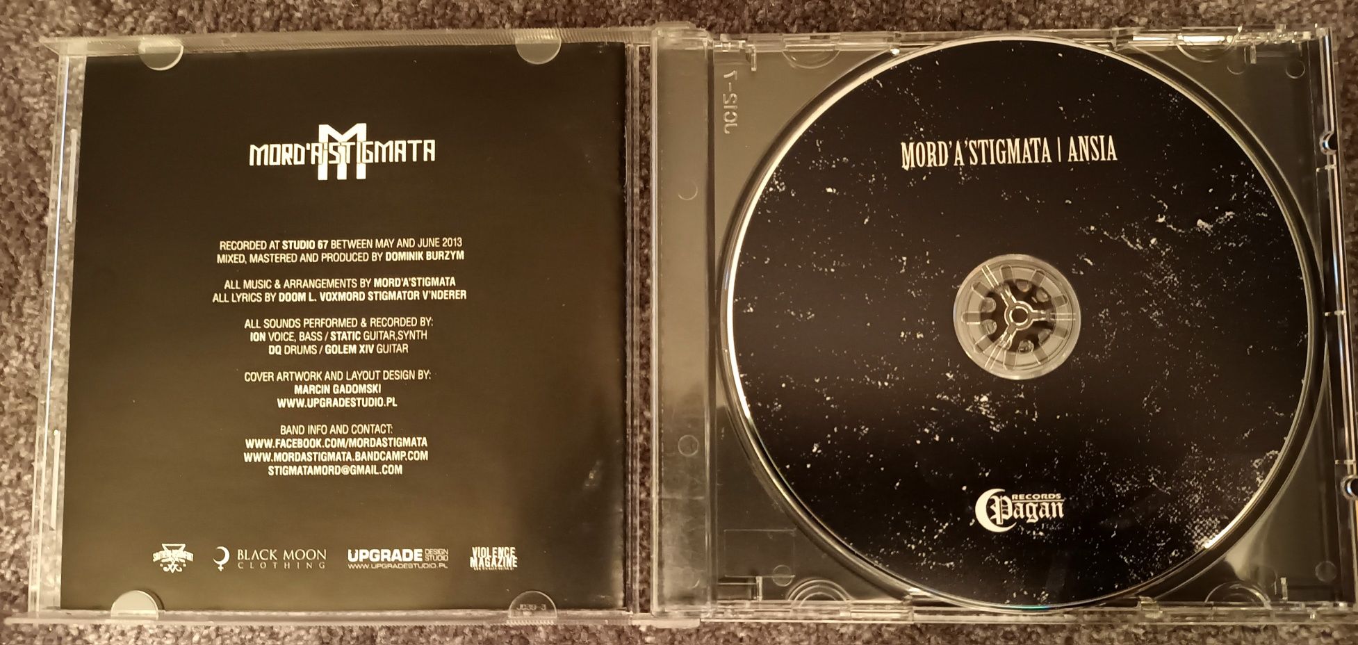 Mord'A'Stigmata - Ansia CD