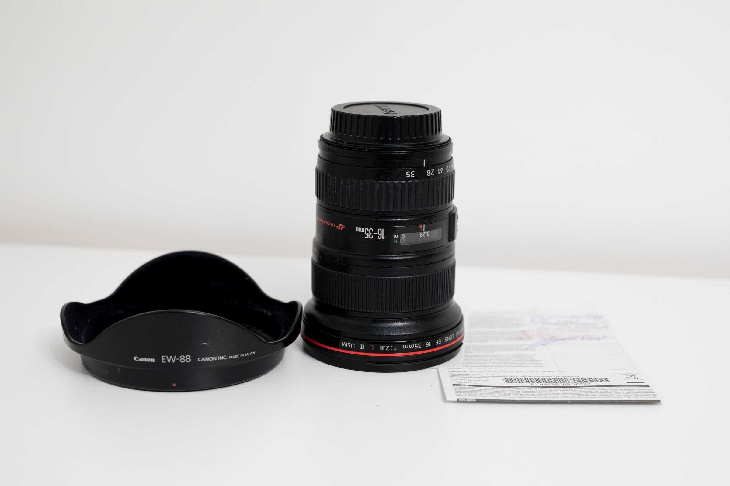 Sprzedam Canon EF 16-35 mm f 2.8 L II USM   obiektyw szerokokątny