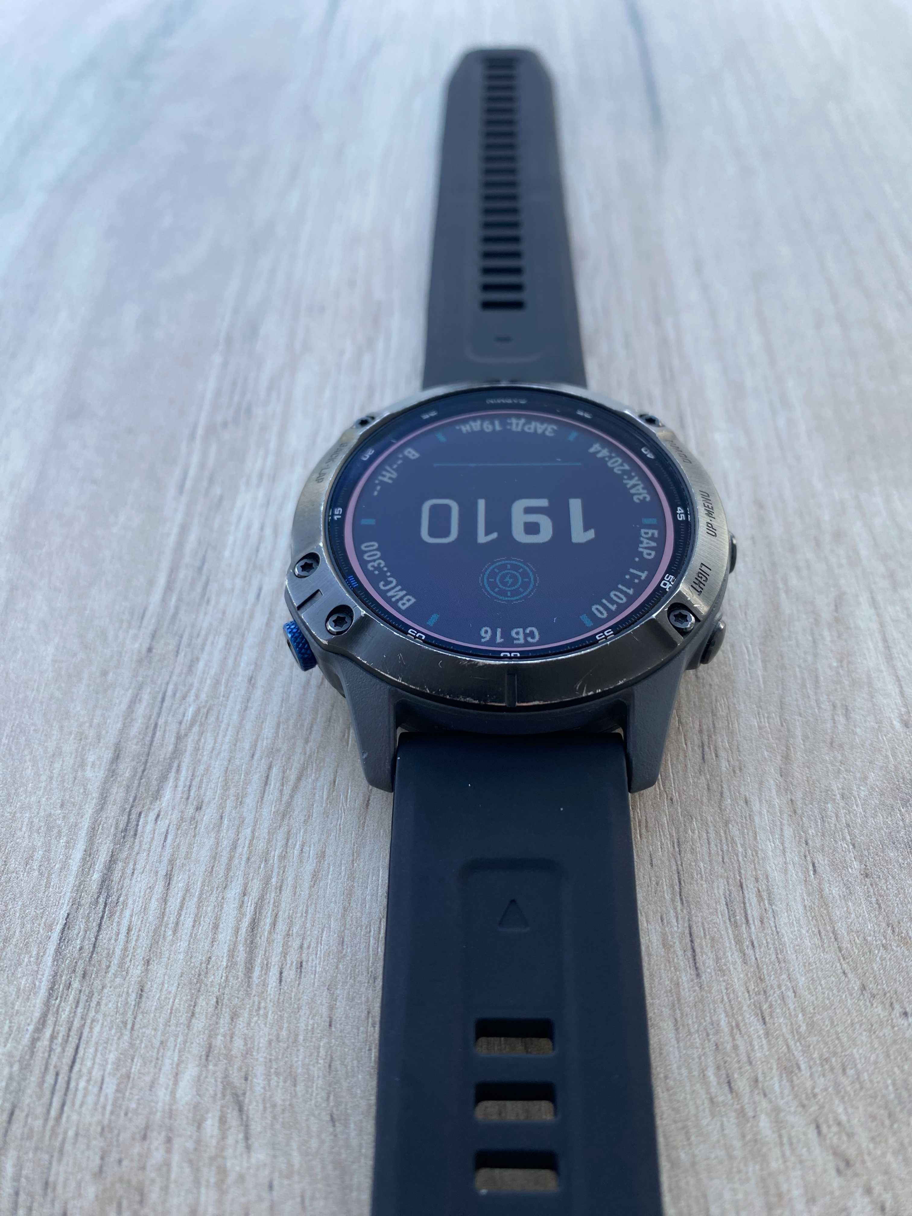 Garmin Fenix 6 Pro Solar | Сонячна зарядка, GPS, NFC | Відмінний стан