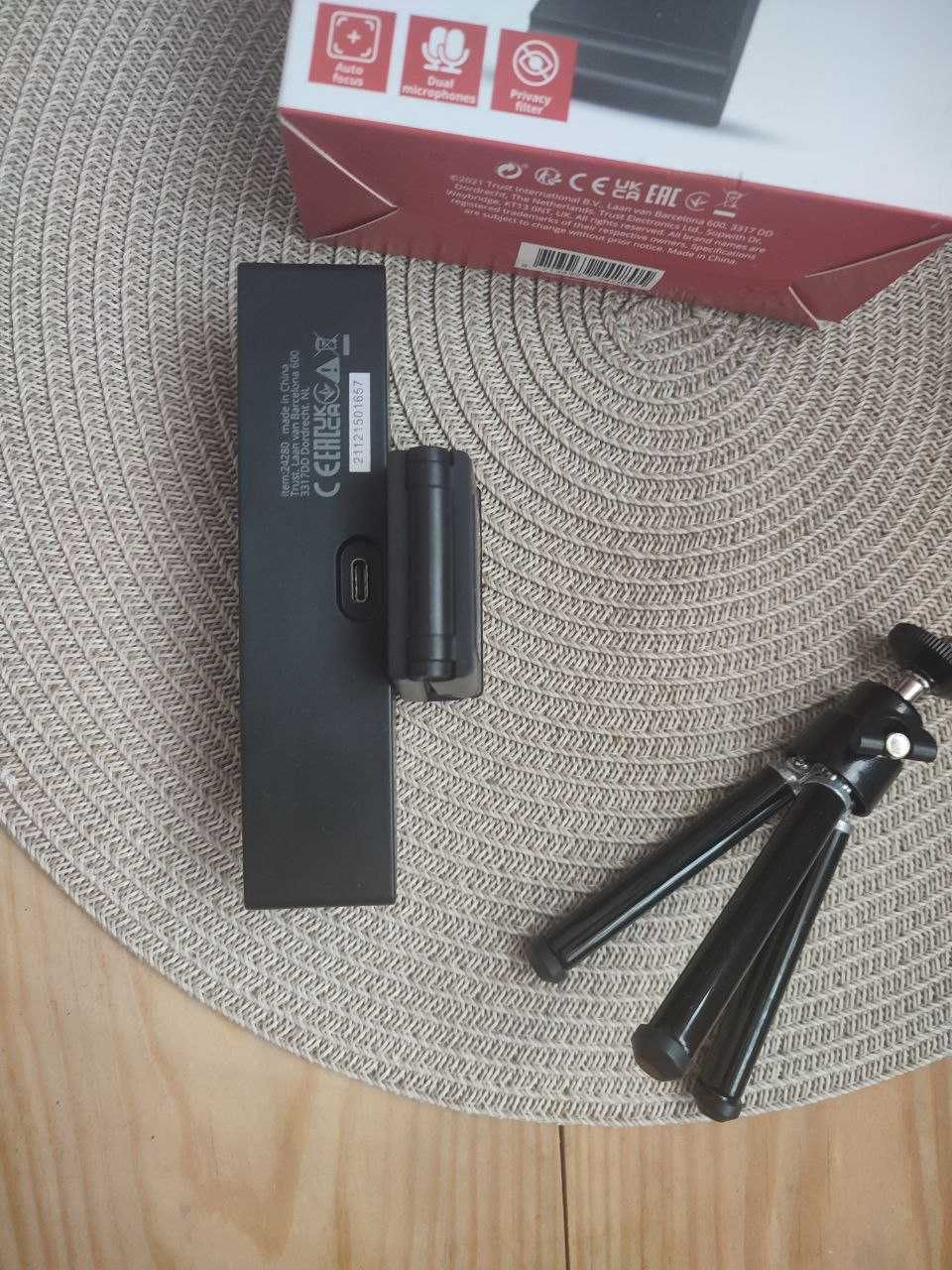 Веб Камера Trust Teza 4K Ultra HD (Black) 24280