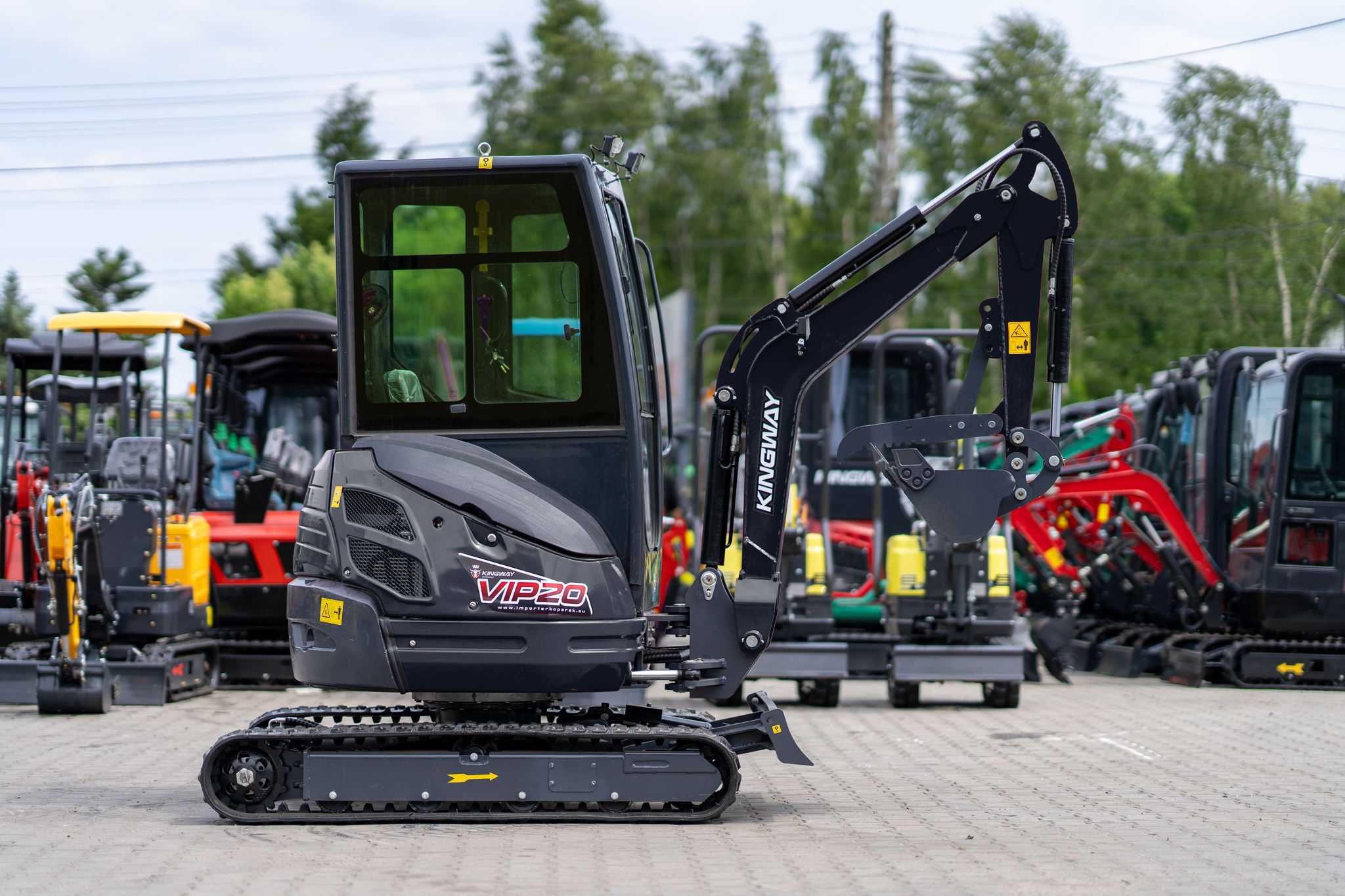 Minikoparka Kingway ViP20 Laidong Engine 2000kg Osprzęt w zestawie