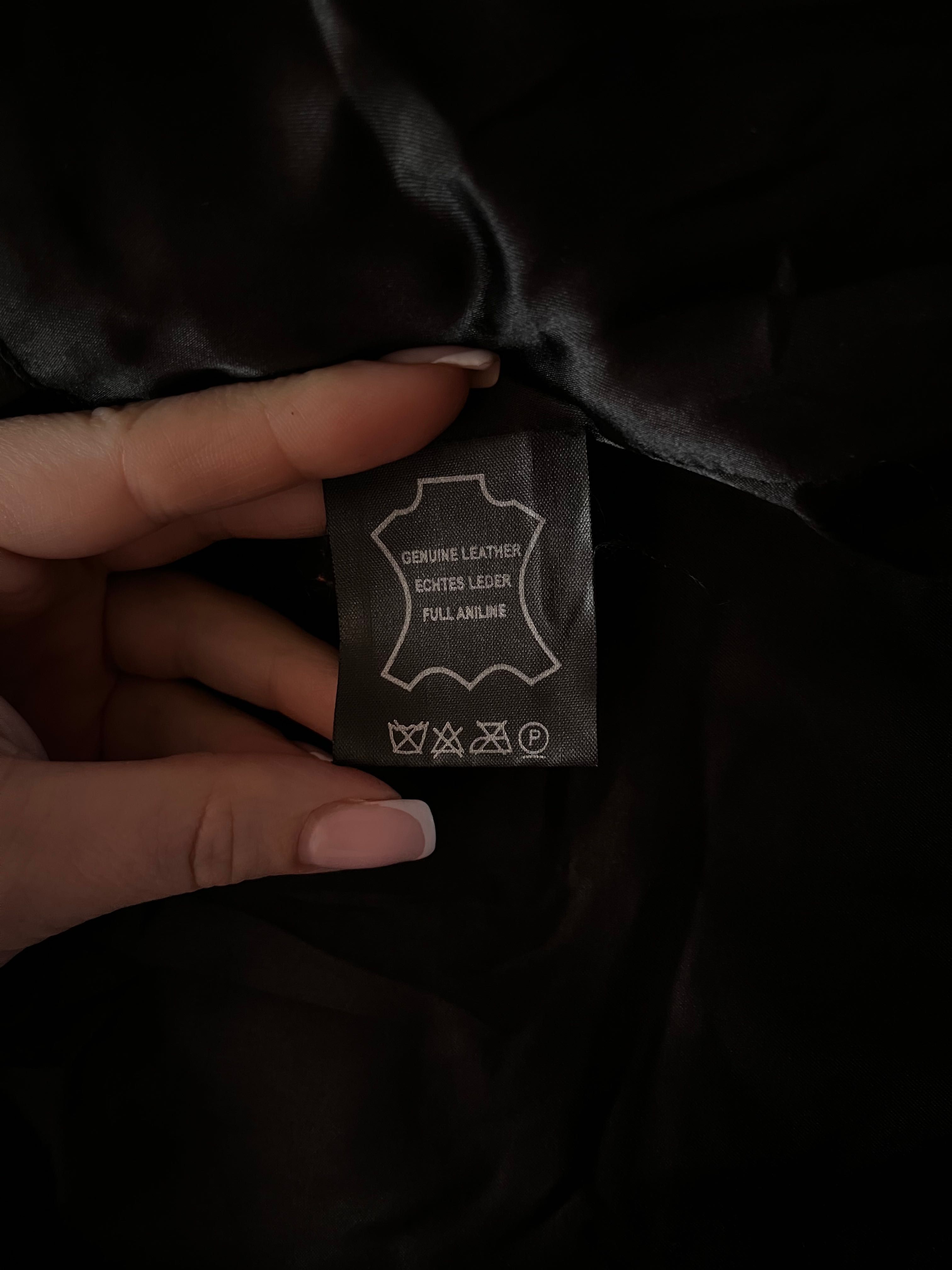 Кожаная куртка винтажная POTAGO
