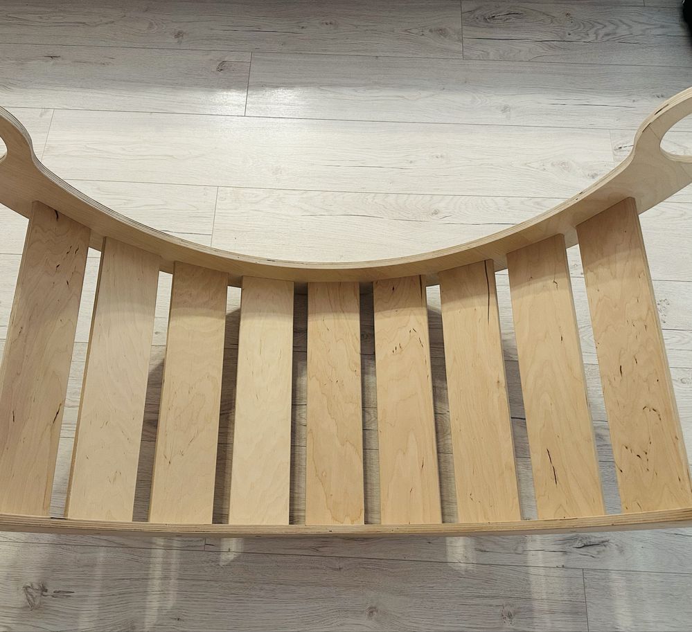 Bujak Montessori BabyWood L ze zjezdzalnia i wspinaczka