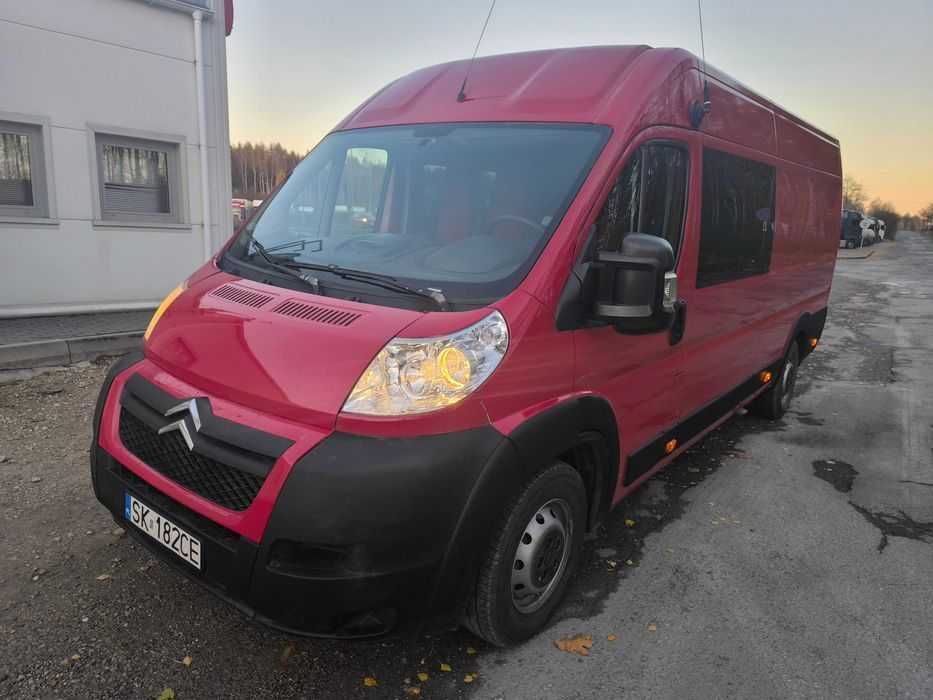 Citroen Jumper l4h2 Klima Brygady 7 osób Salon Polska 1 wł I rej2013