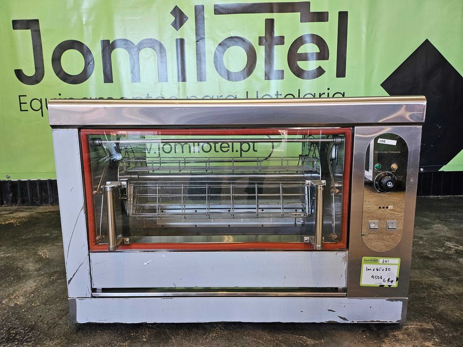 Assador de frangos a gás