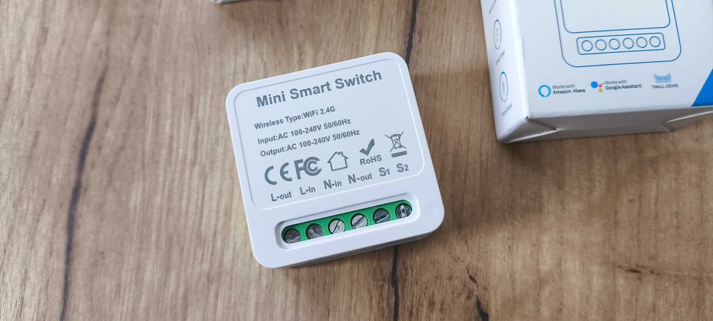 Włącznik dopuszkowy WiFi - DIY Smart Switch 16A, Tuya SmartLife