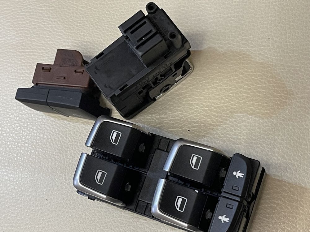 Кнопки стеклоподьемника, ручника и закрывания двери Audi A6 C7