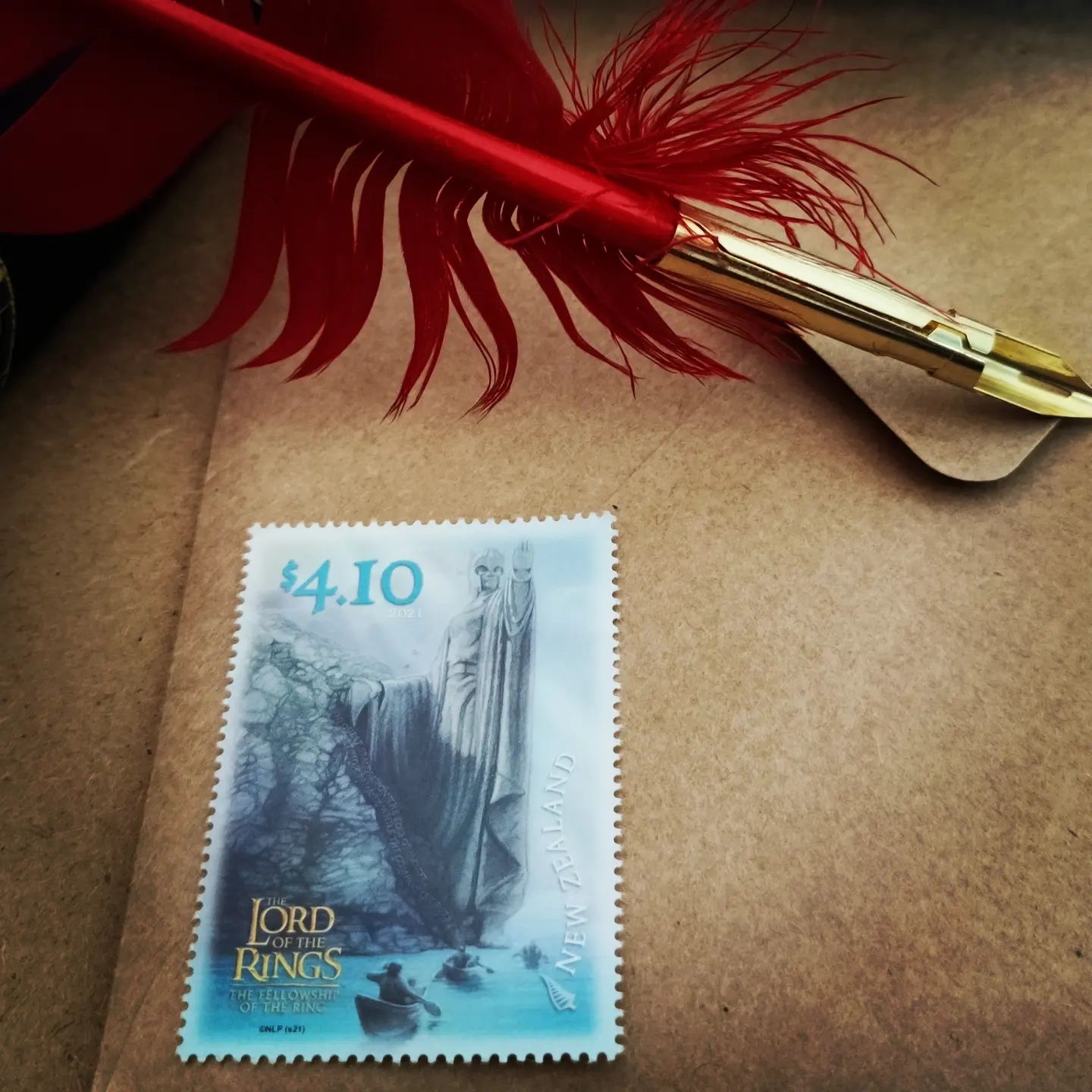 Władca pierścieni znaczki pocztowe na 20lecie