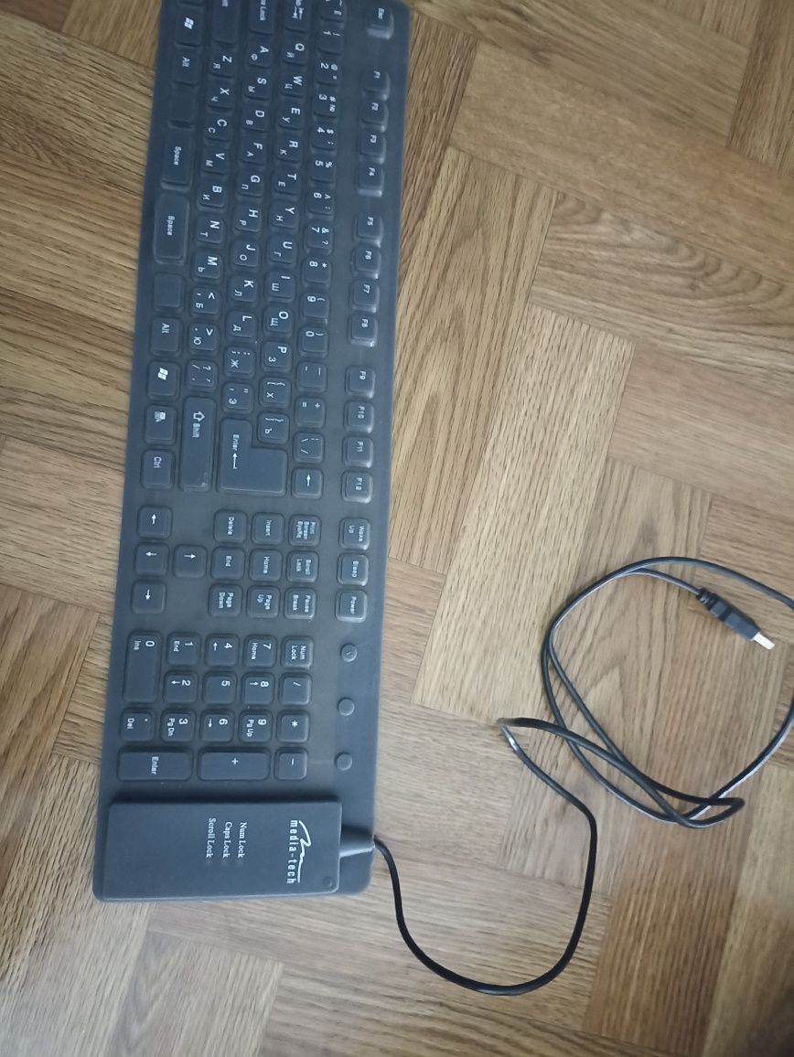 Клавіатура гнучка media tech
