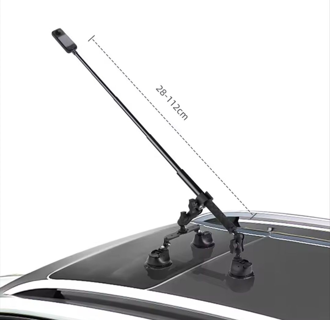 Invisible Mount do kamer Insta360 x5, Insta360 x4, Insta360x3, gopro