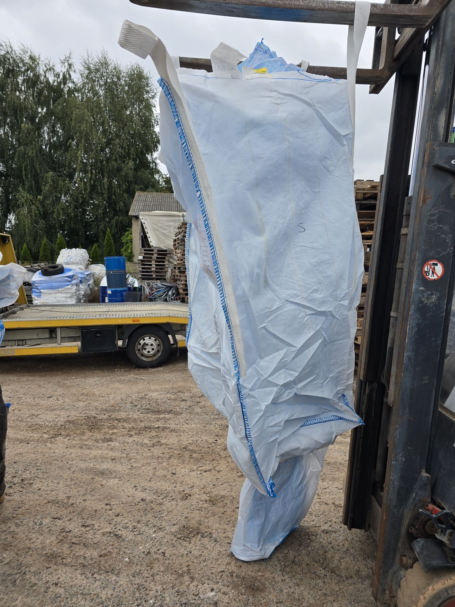 Worki big bag z folią do kiszenia kukurydzy