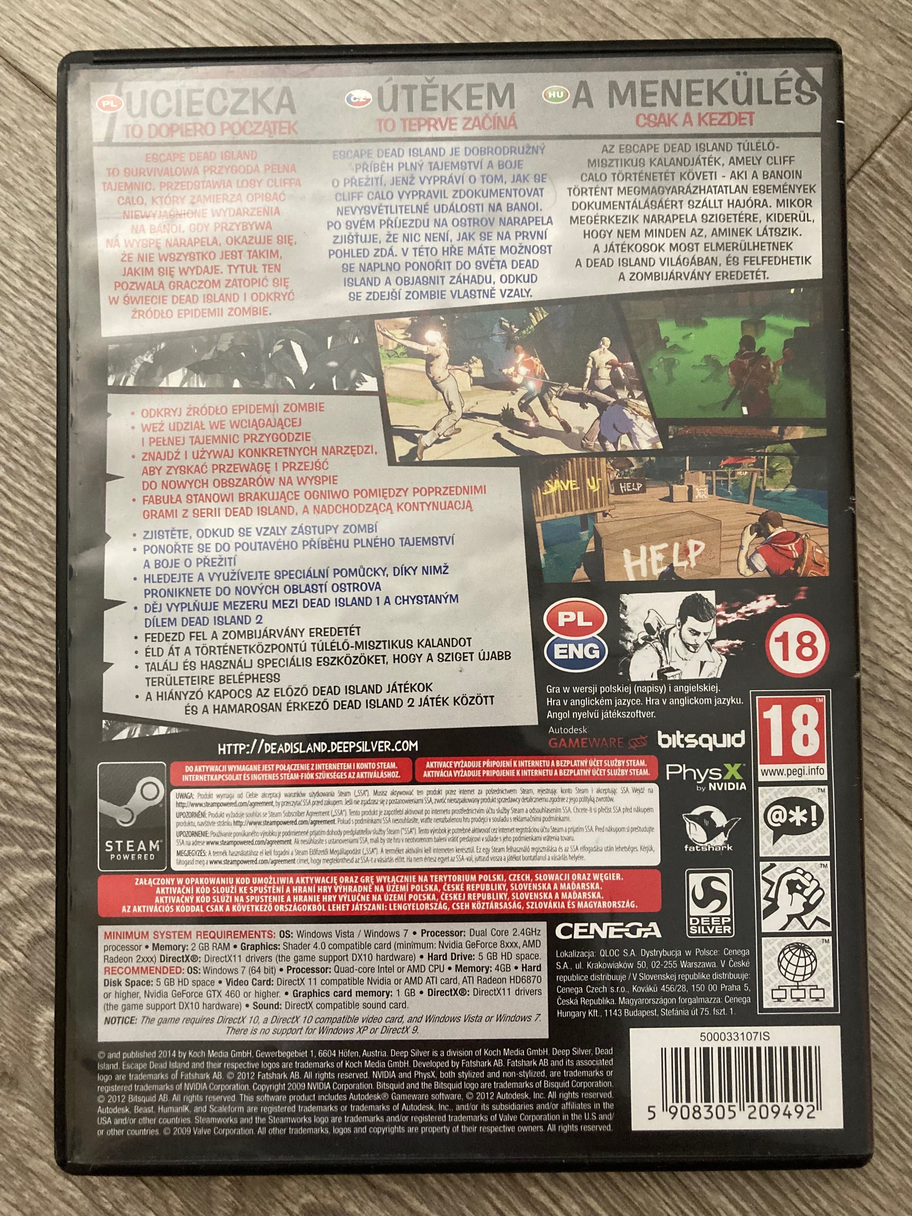Escape Dead Island PC PL | PUDEŁKOWA
