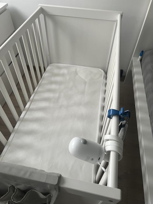 Łóżeczko sundvik z materacem i ochraniaczami