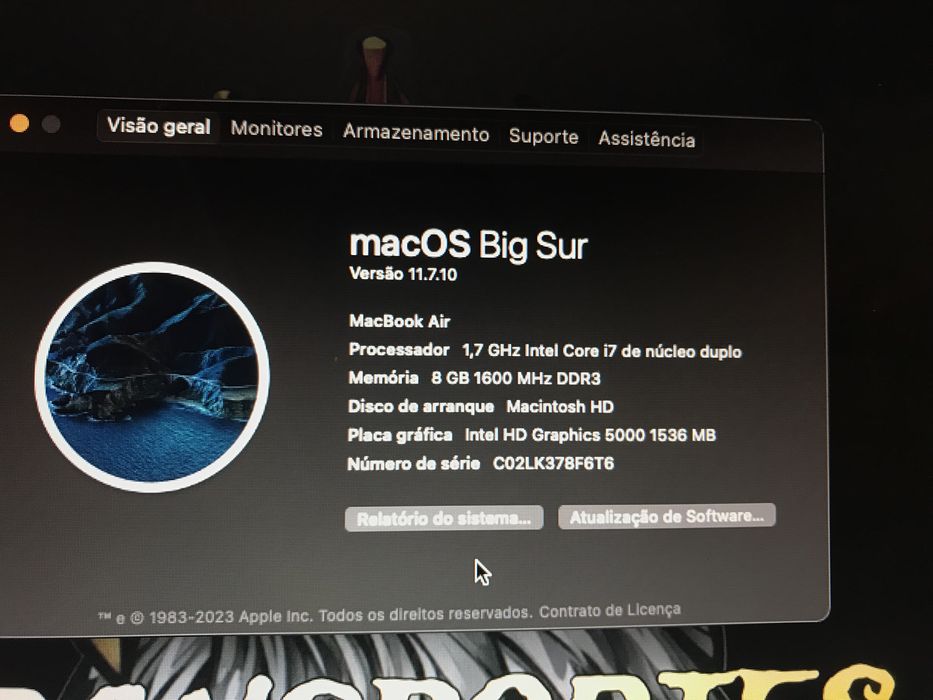 Macbook air 256gb