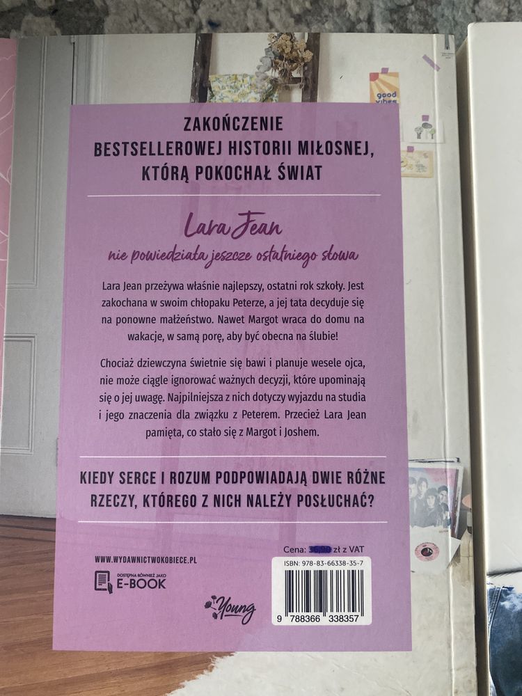 Seria książek ,,Do wszystkich chłopców , których kochałam "