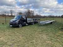 Wynajem Wypożyczalnia Auto Laweta Przyczepa 8.5m E-Toll Nowa
