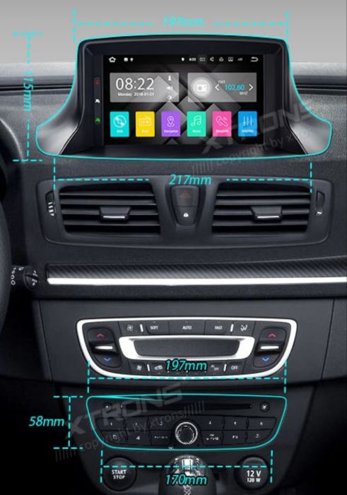 Rádios novos android Megane 3 gps dvd bluethoot