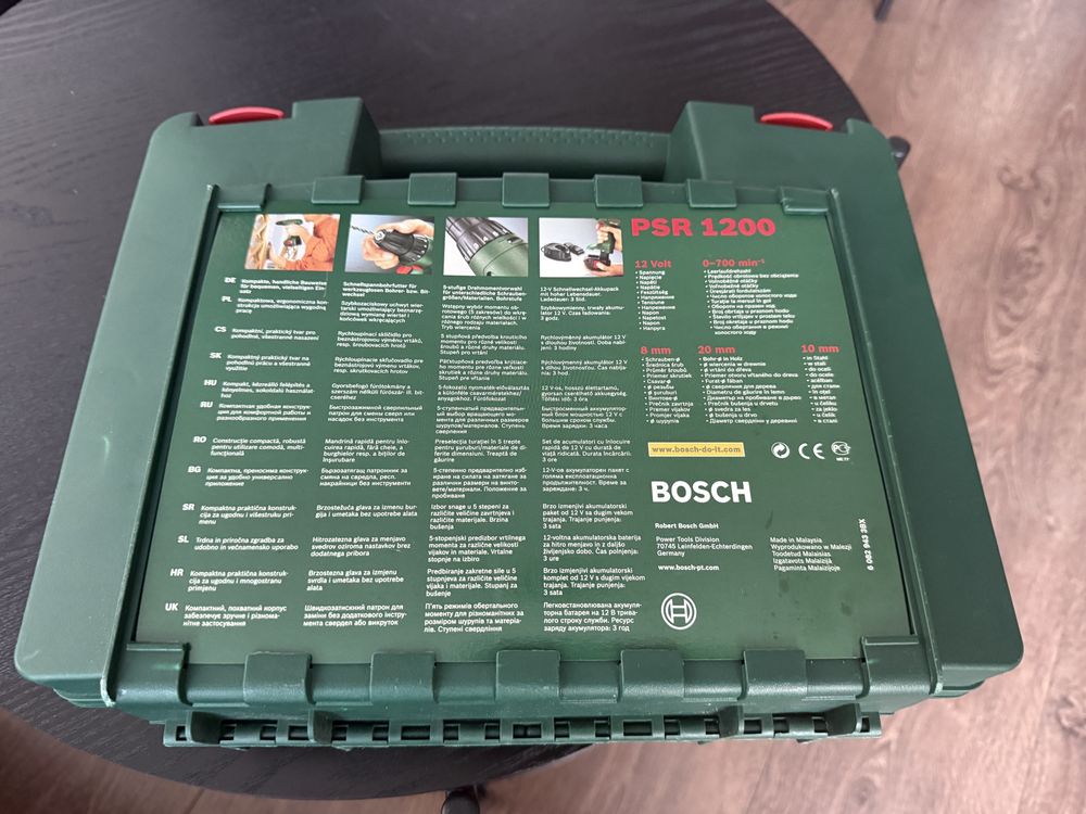 Wiertarko wkrętarka Bosch w walizce nowa