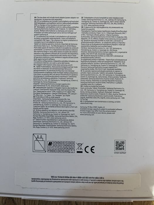 tablet samsung Galaxy Tab S6 Lite