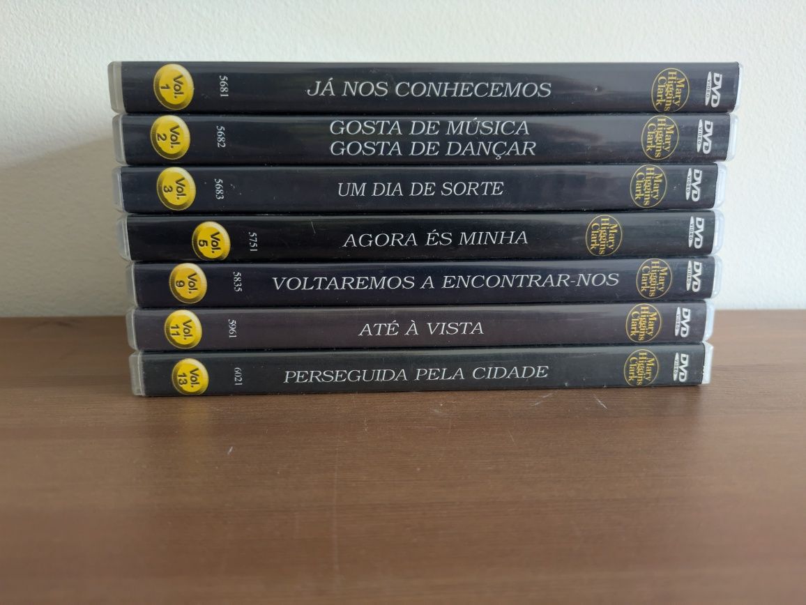 DVD Coleção " Mary Higgins Clark " 7Us (Como Novos)