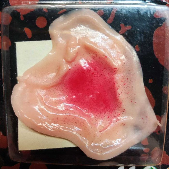 Шрам № 5 силіконовий ліпучий: Хеловін, приколи, карнавал, грим. 5х7 см