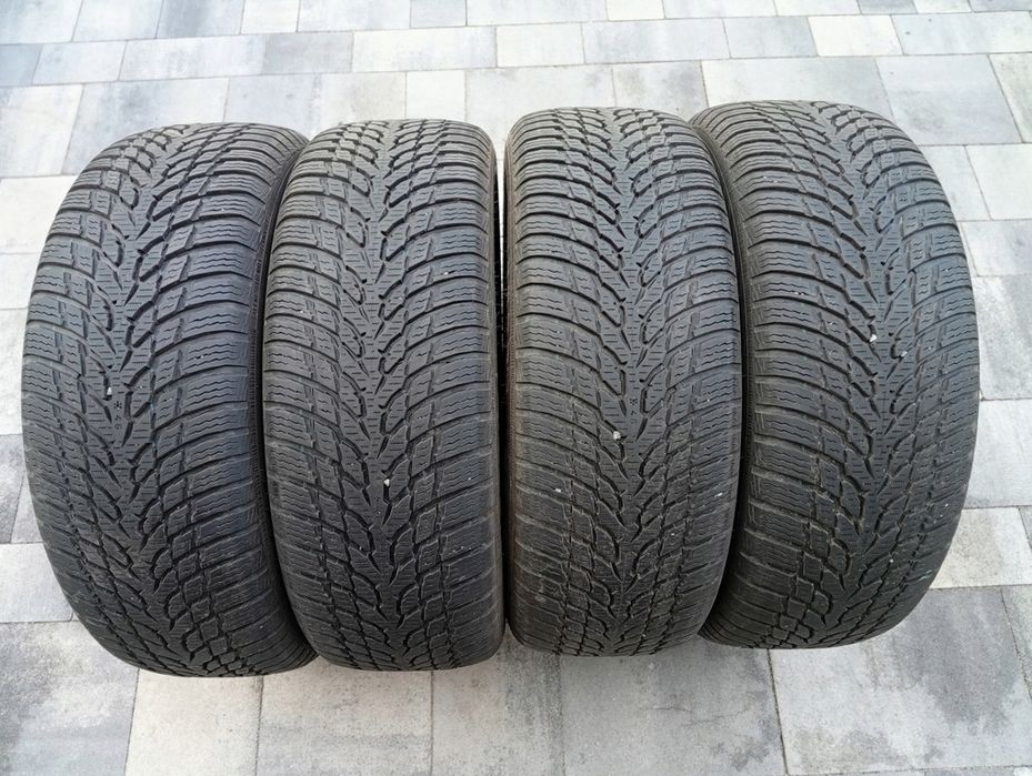 Ładne opony zimowe 205/60R16 NOKIAN 4x5,5-6,5mm 2019r (A103)